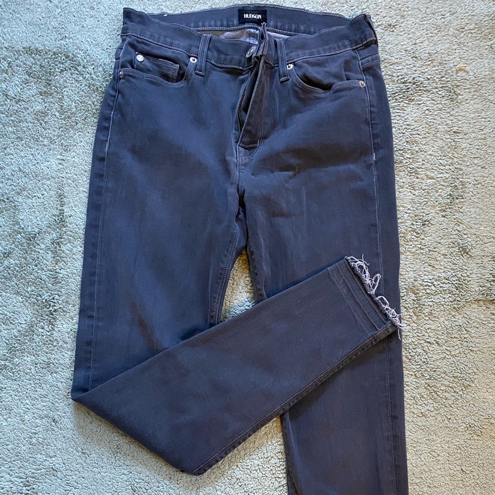 Hudson Midrise Nico Gray jeans